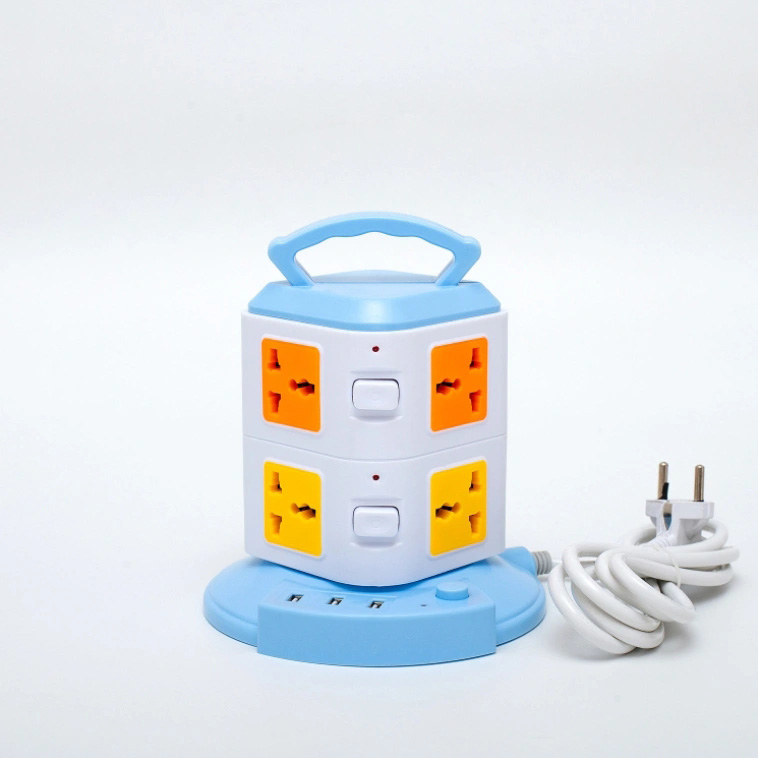 Electric Surge Protector Vertical Power Socket